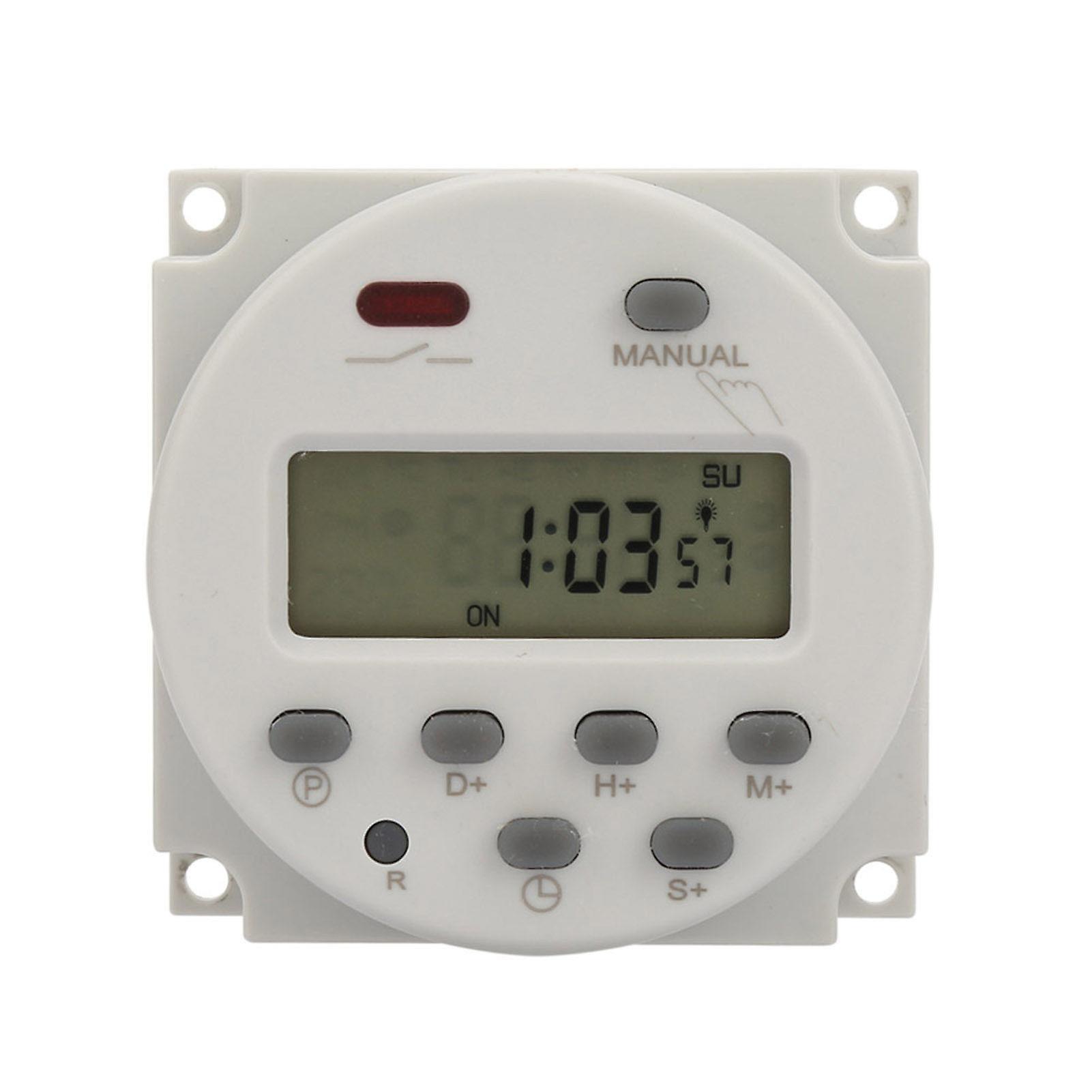 Small Type 7 Days Programmable Digital Displayed Timer Switch 1s~168h 5va(12v Dc)