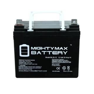 MIGHTY MAX BATTERY ML35-12 - 12V 35AH Invacare Pronto M41 Wheelchair Battery Replacement - 2 Pack MAX3437154