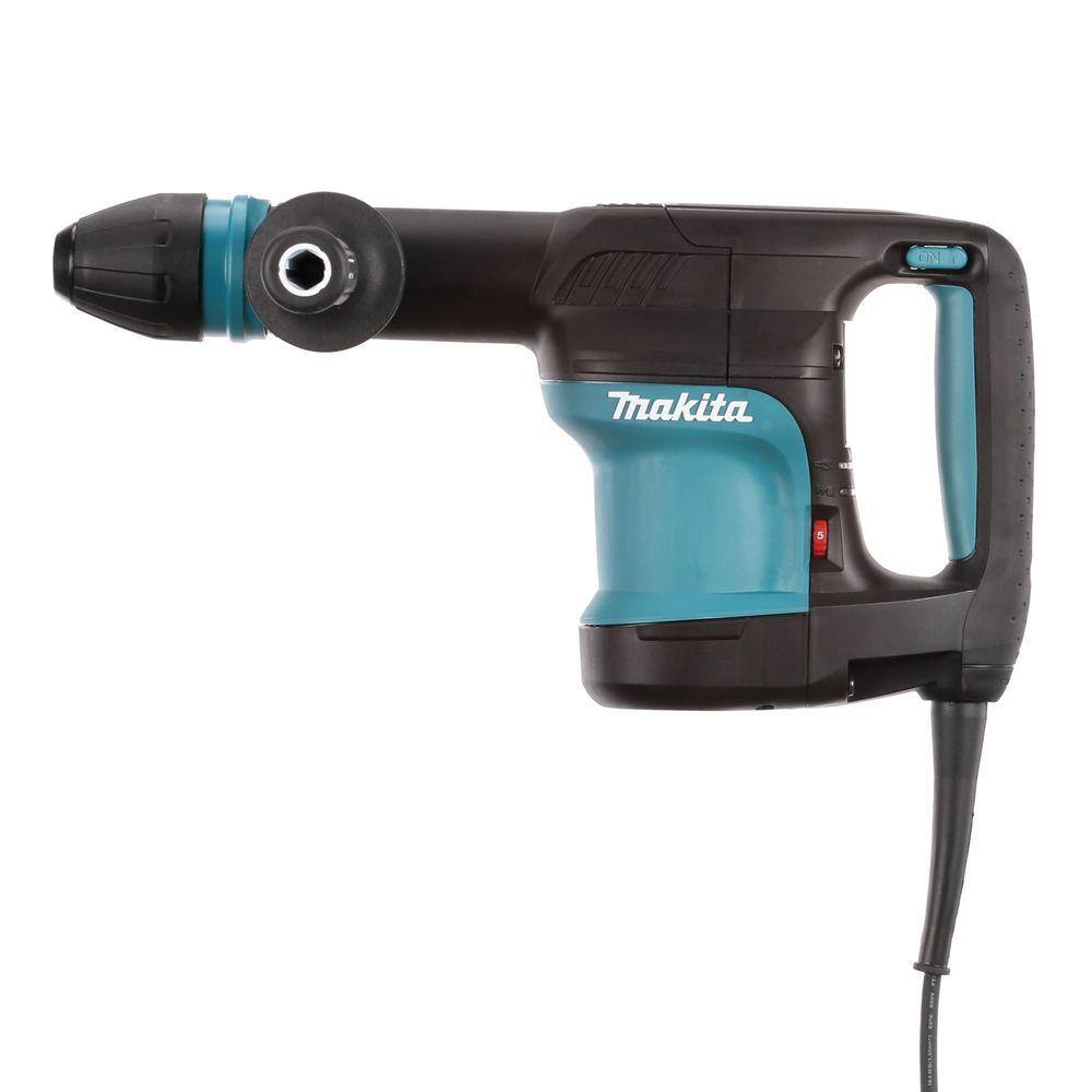 Makita 10 Amp Corded SDS-MAX 11 lbs. Variable Speed Demolition Hammer with Soft Start Side Handle and Hard Case HM0870C