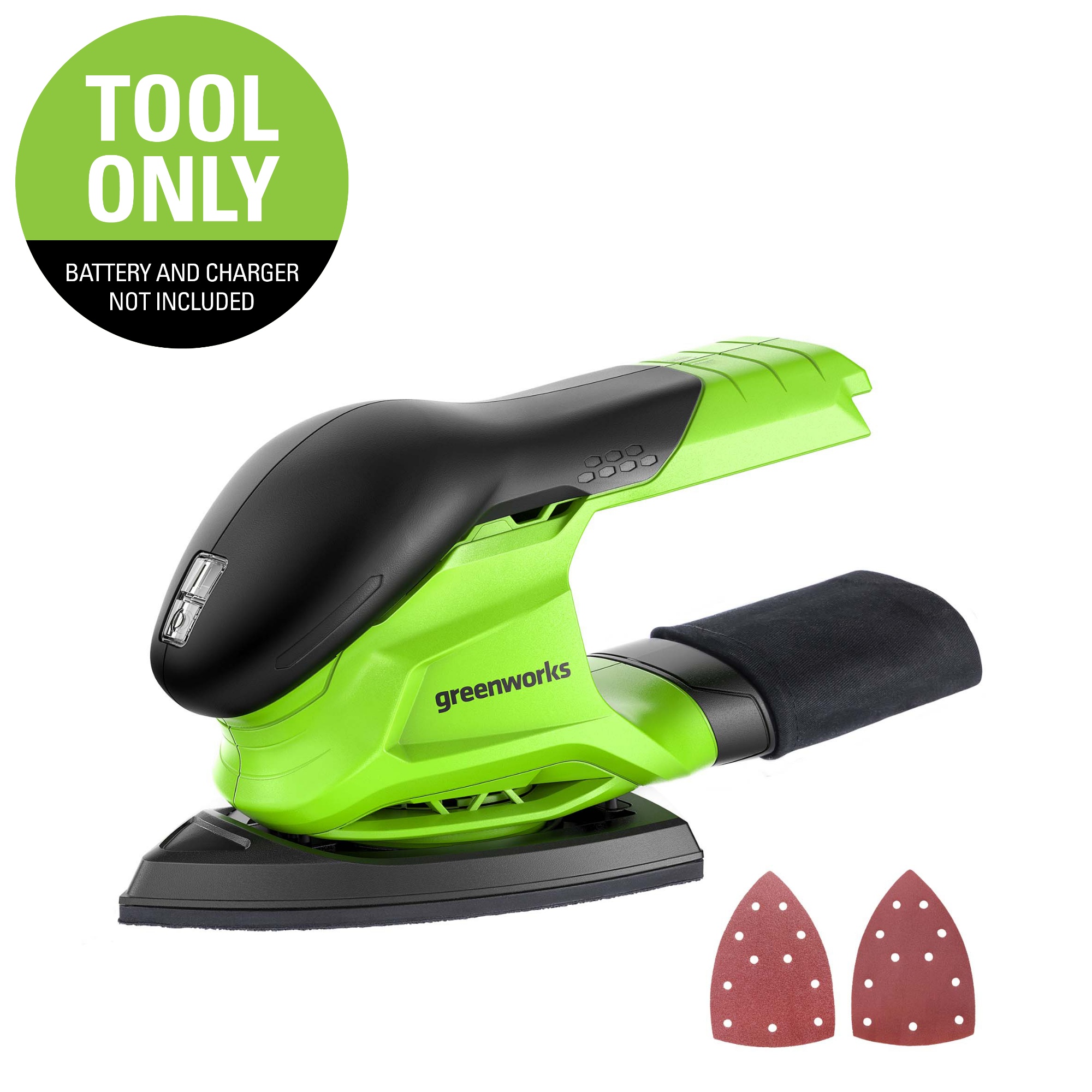 24V Cordless Corner Finishing Sander | Greenworks Tools