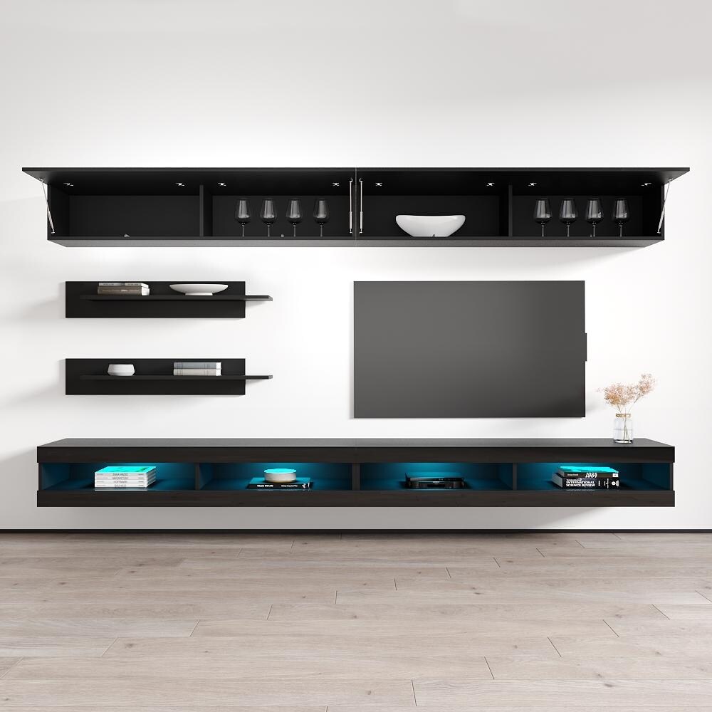 Fly I1 34TV Wall Mounted Floating Modern Entertainment Center