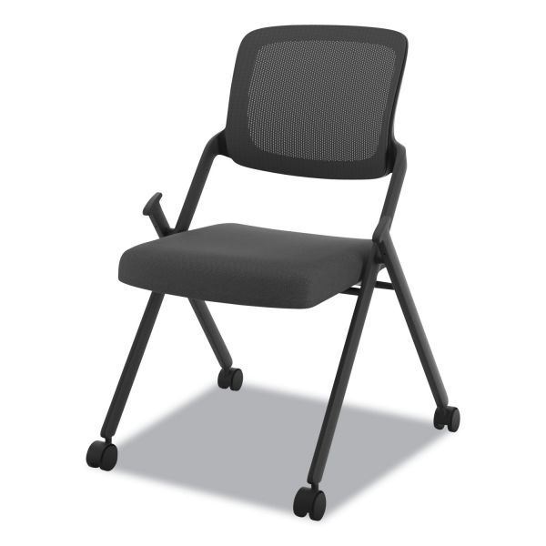 HON VL304 Mesh Back Nesting Chair， Supports Up to 250 lb， 19