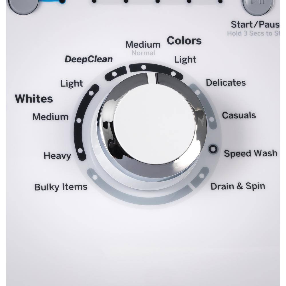 GE 4.2 cu. ft. White Top Load Washer with Agitator GTW335ASNWW