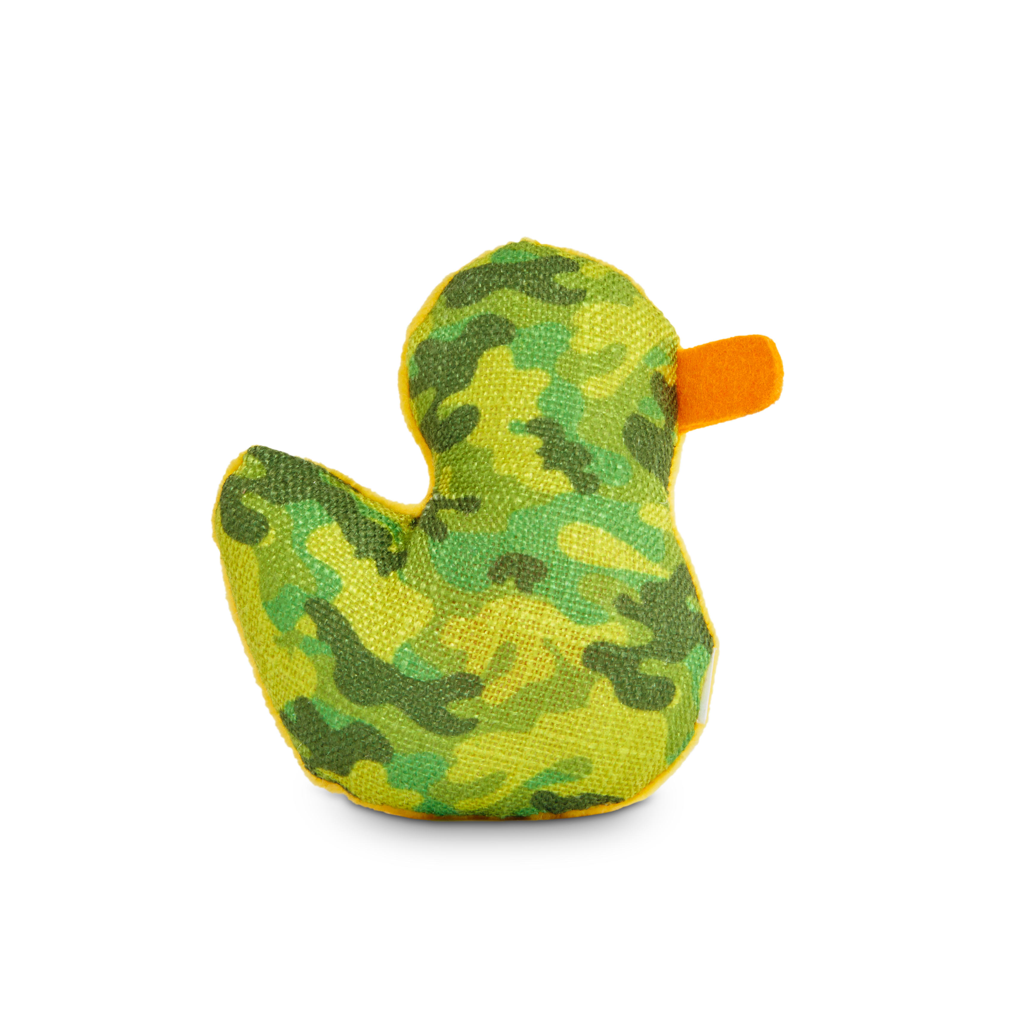 Leaps  Bounds Little Duck Plush Dog Toy， Small