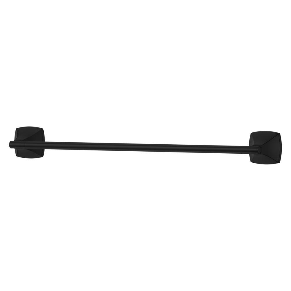 Pfister Bellance 24 in. Wall-Mount Towel Bar in Matte Black BTB-BLL2B