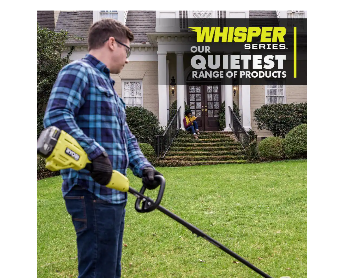 RYOBI P20019BTLVNM ONE+ HP 18V Brushless Whisper Series 15 in. Cordless Battery String Trimmer (Tool Only)