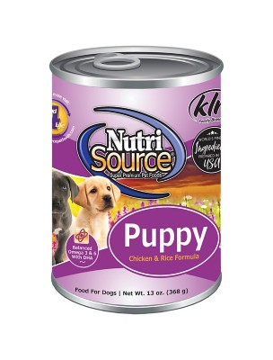 NutriSource Chicken and Rice Puppy Canned Dog Food