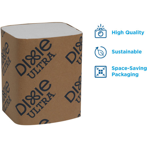 Dixie Ultra Interfold Napkin Dispenser Refill， 6000/Carton (32006)