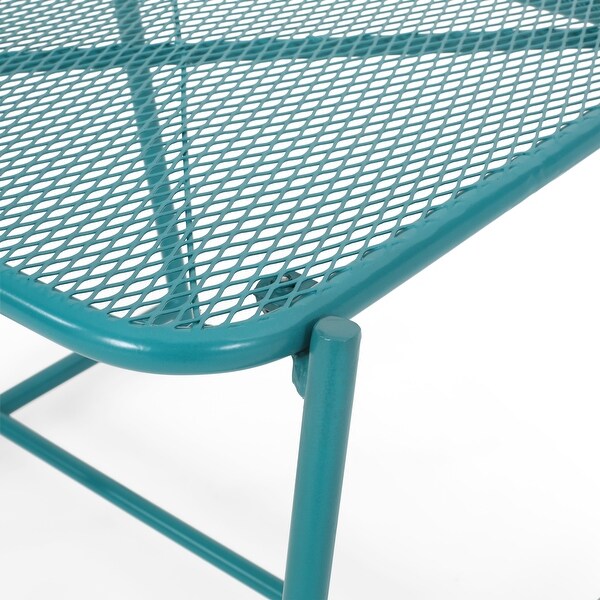 Bucknell Outdoor Iron Metal Mesh Side Table by Christopher Knight Home