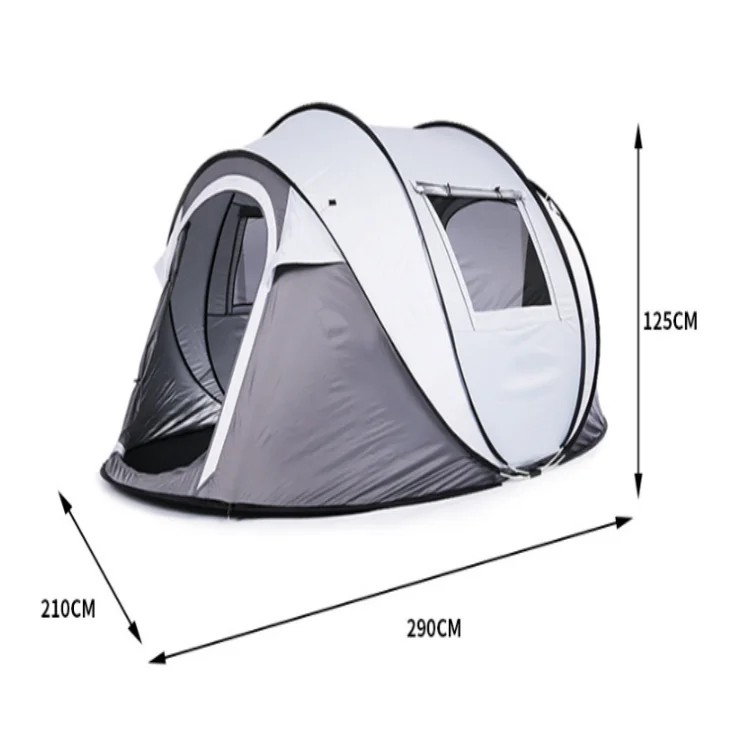 Modern style automatic outdoor tent portable camping trailer tent