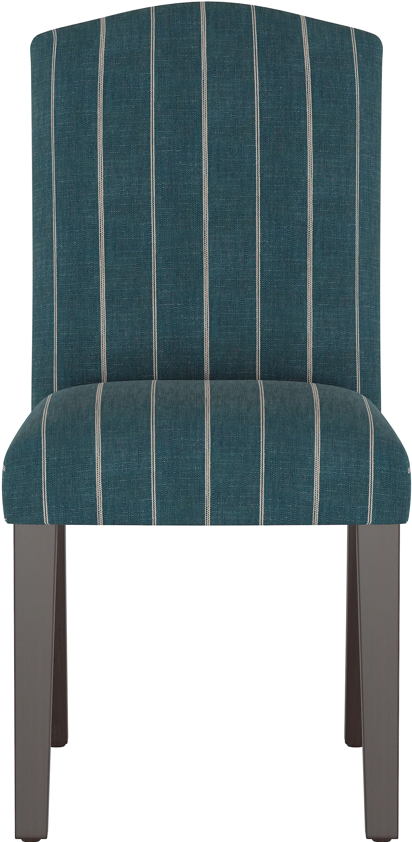 Nora Indigo Stripe Dining Chair - Skyline Furniture