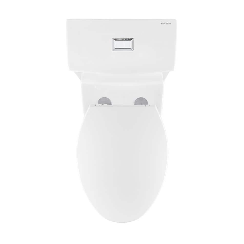 Swiss Madison Classe 1Piece 08 GPF128 GPF Dual Flush Elongated Toilet in White Seat Included