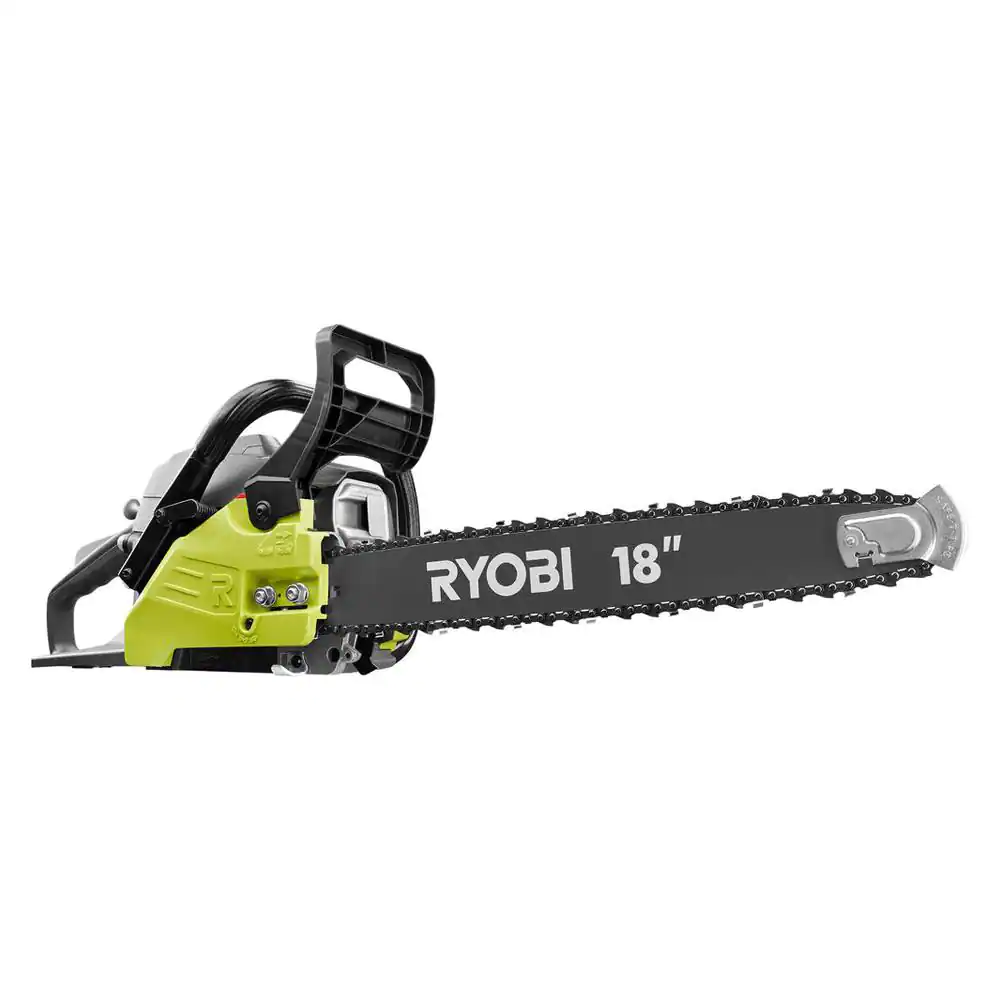 RYOBI RY3818 18 in. 38cc 2-Cycle Gas Chainsaw with Heavy Duty Case