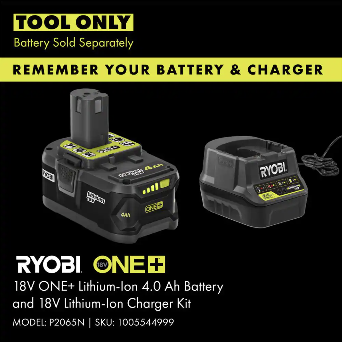 Ryobi One+ 18V 18 in. Cordless Battery Hedge Trimmer (Tool Only)