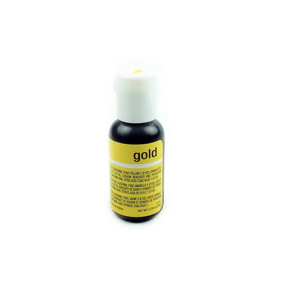 Chefmaster 5123 Liqua Gel Gold  .70oz