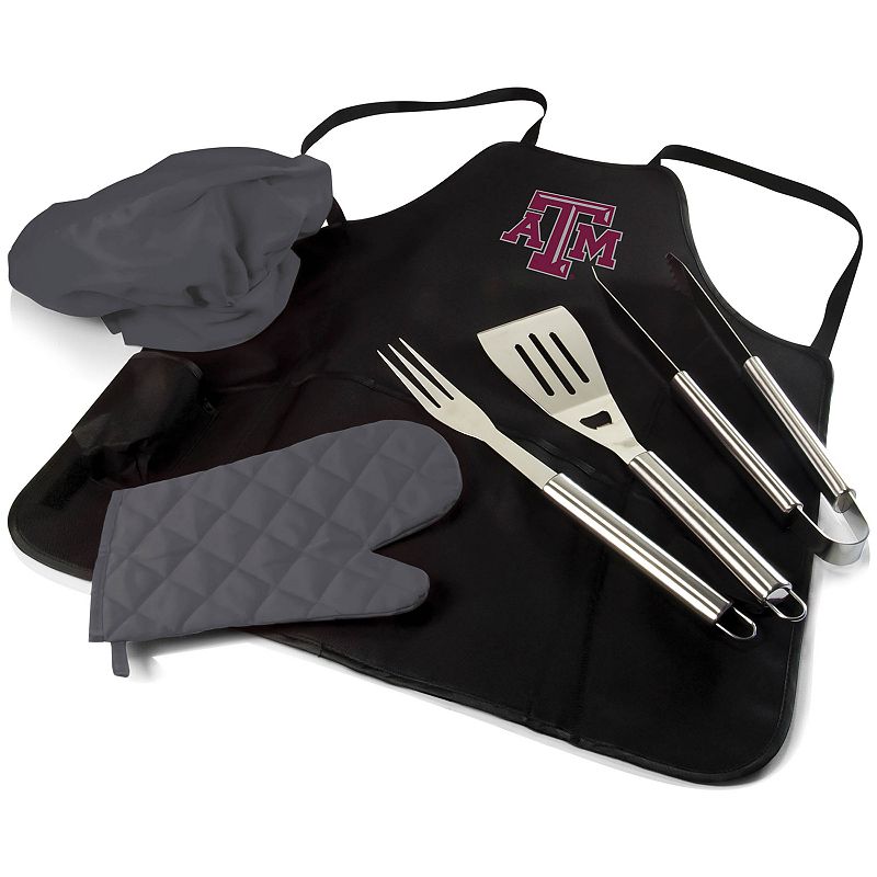 Picnic Time Texas AandM Aggies BBQ Apron Pro Grill Set