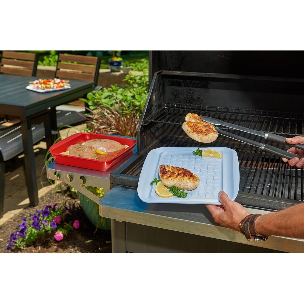 Marinade Tray with Lid   17\