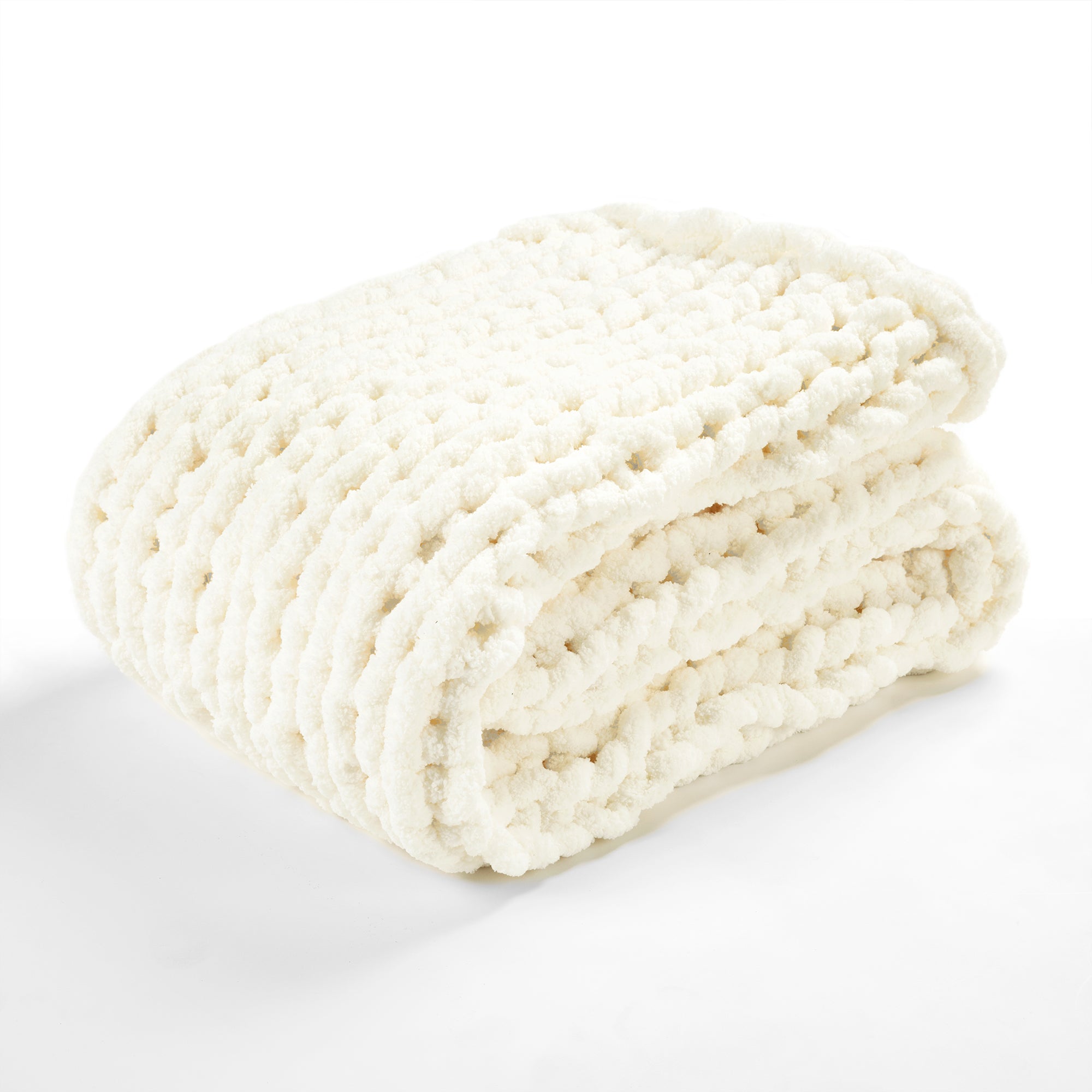 Hygge Ultra Soft Chenille Chunky Knit Throw