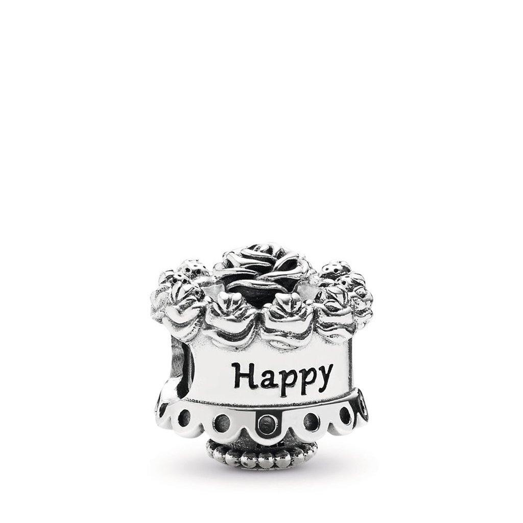 PANDORA  MOMENTS Happy Birthday Charm