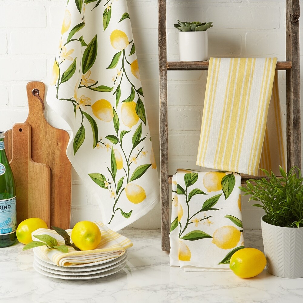 DII Lemon Bliss Kitchen Textiles  18x28\