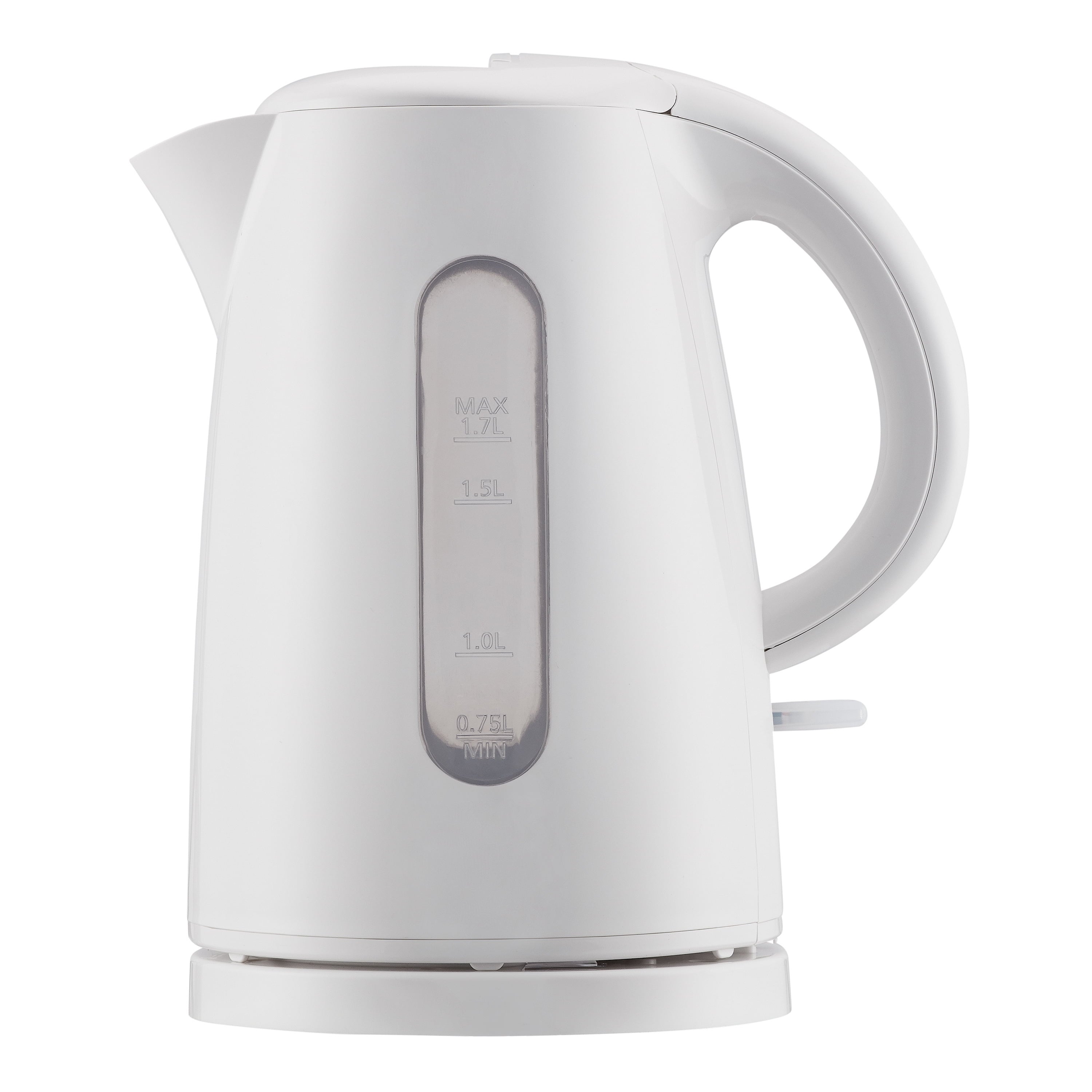 1.7 Liter Plastic Electric Kettle， White