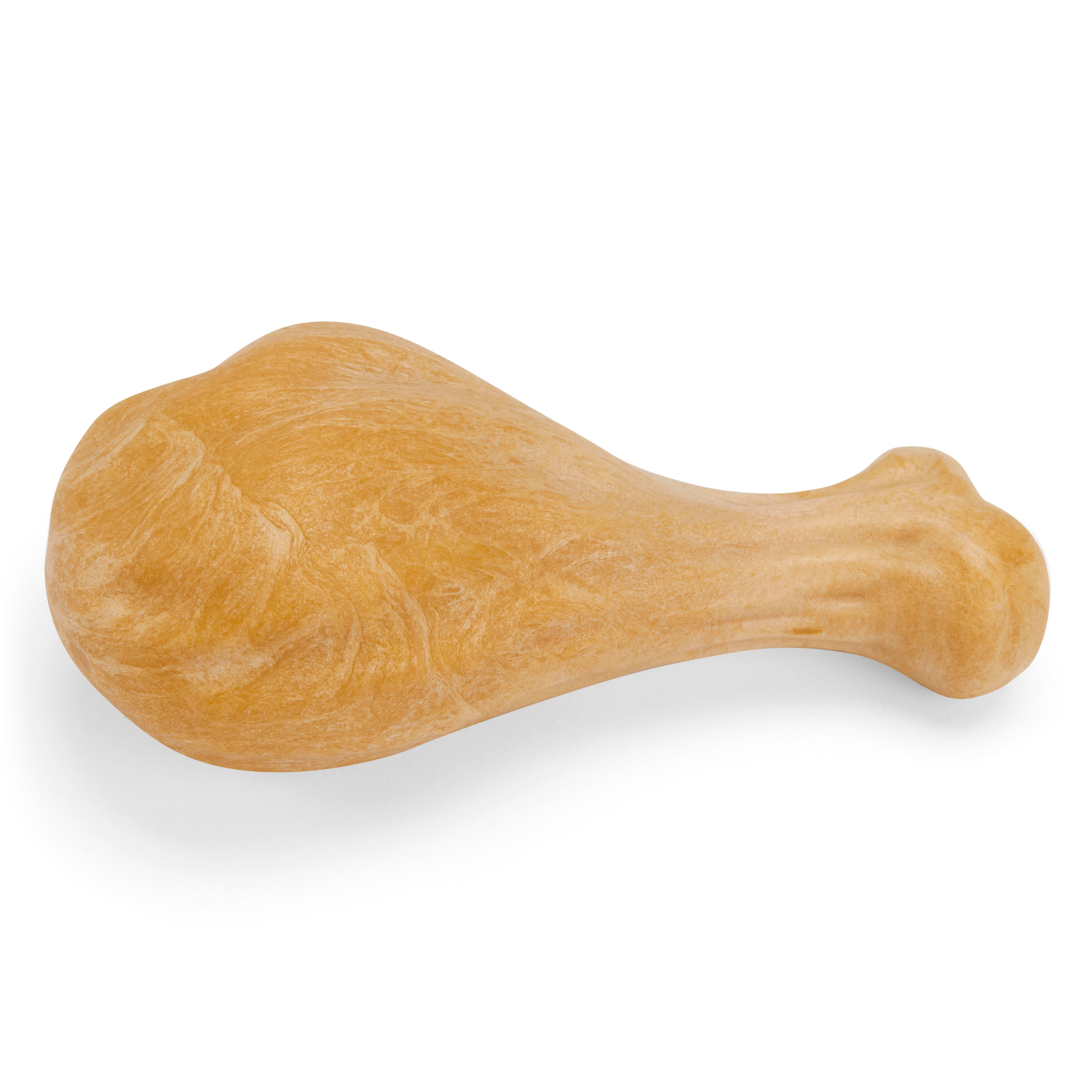 Leaps  Bounds Nylon Chicken Wing Dental Dog Chew Toy， X-Small