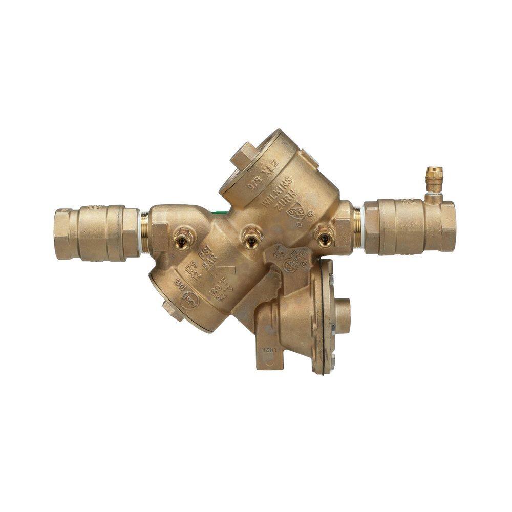 Zurn 1-12 in. 975XL2 Reduced Pressure Principle Backflow Preventer Valve 112-975XL2