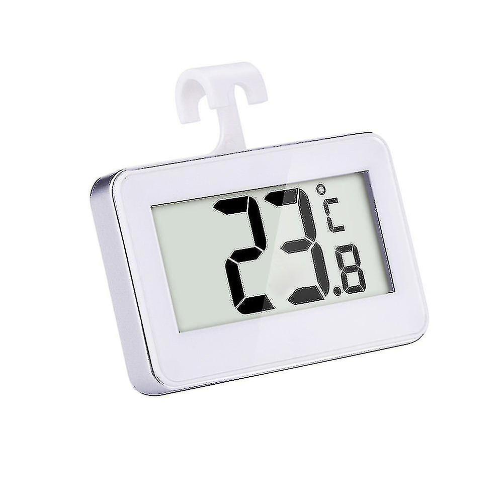 Thermometer，digital Refrigerator Freezer Room Thermometer (white)