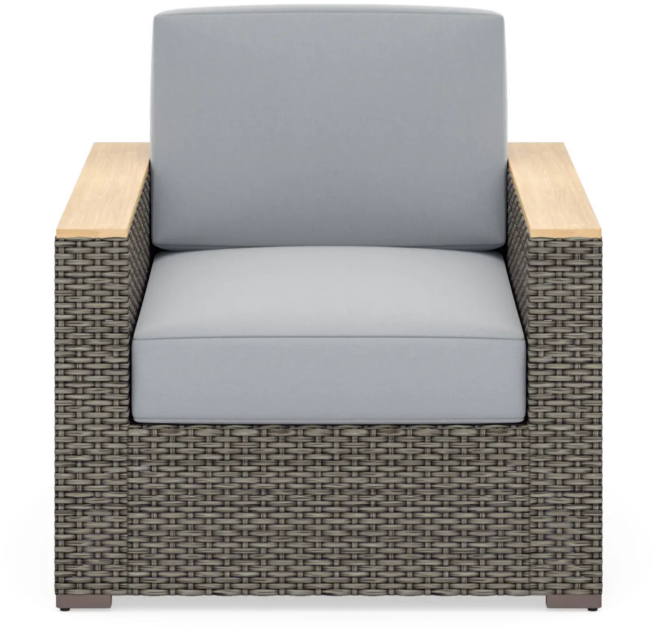 Boca Raton Gray Outdoor Arm Chair