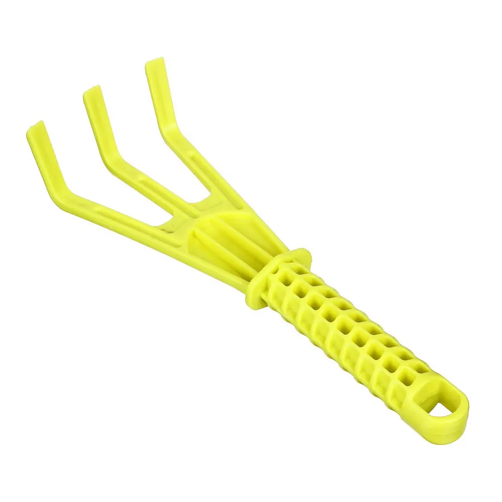 Portable Garden Cultivator 3 Teeth Claw Plastic Mini Hand Rake Tool For Kids Lawn Planting