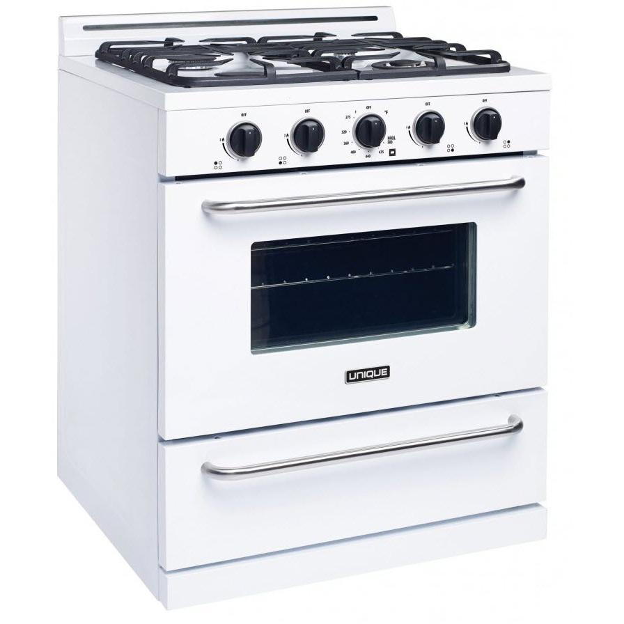 Unique Appliances 30-inch Freestanding Gas Range UGP-30CR OF1 W