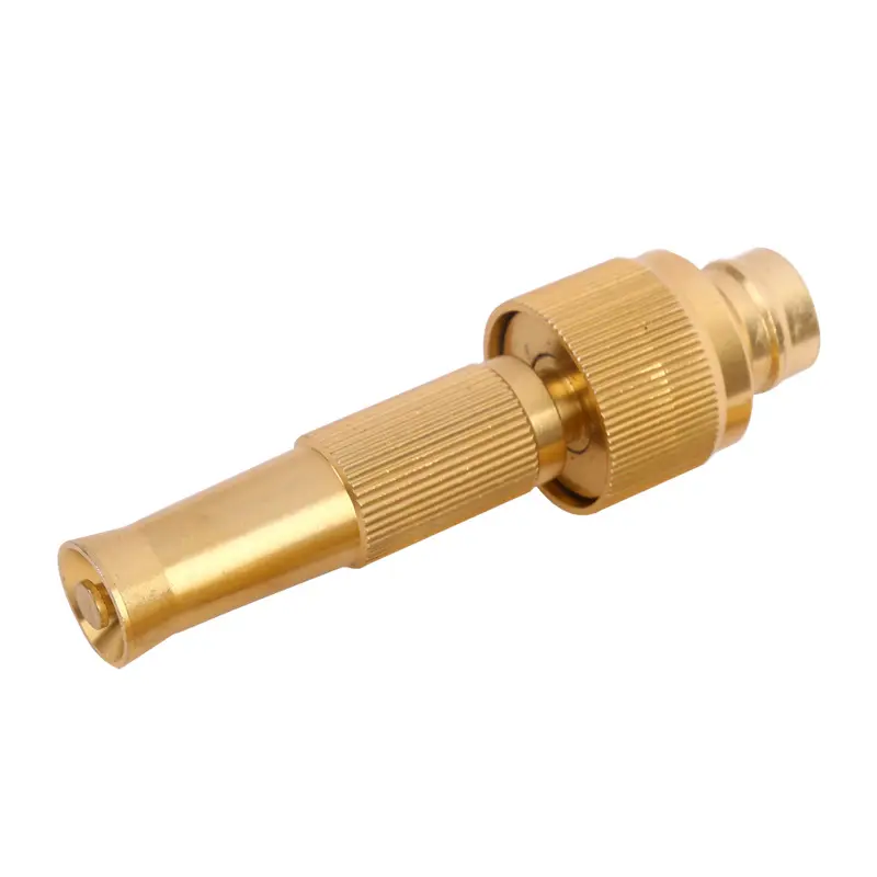 Brass Integrated Washer Nozzle And Adapter Faucet Fits Standard Hoses Adjustable Garden Sprayer High Pressure Hose Spray Nozzle