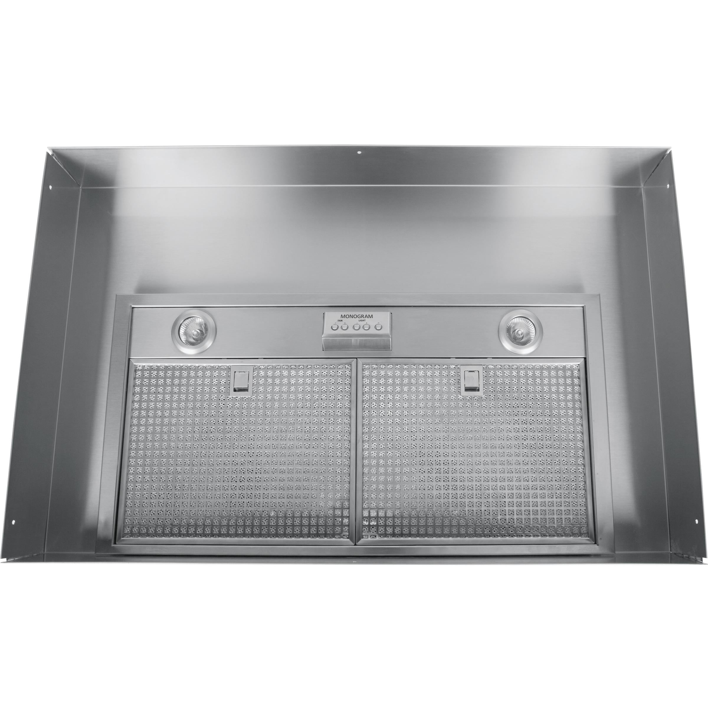 Monogram 35-inch Built-In Range Hood ZVC36LSS