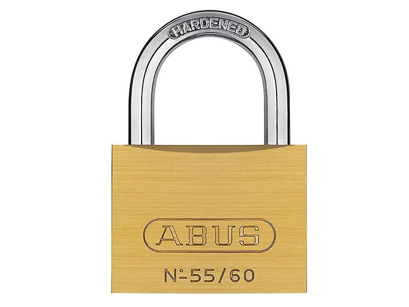 ABUS 55/60mm Brass Padlock Carded ABU5560C