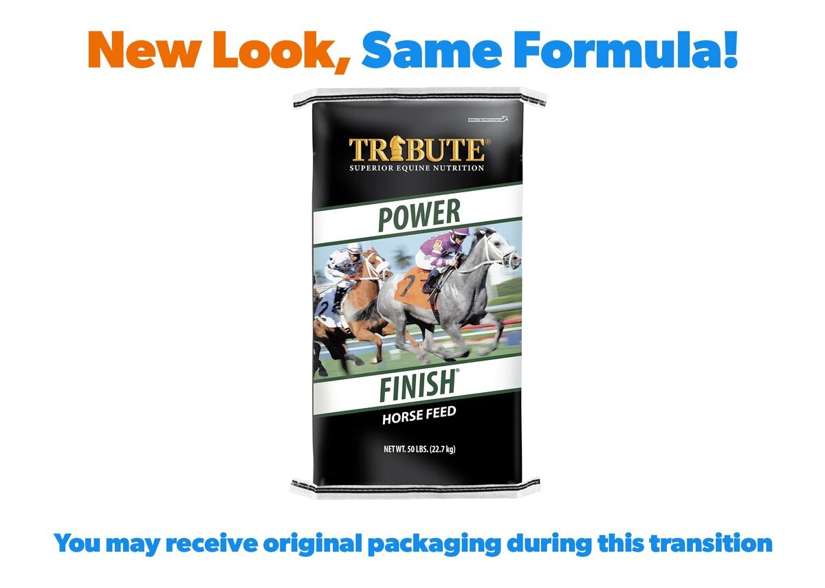 Tribute Equine Nutrition Power Finish High Fat Performance Horse Feed