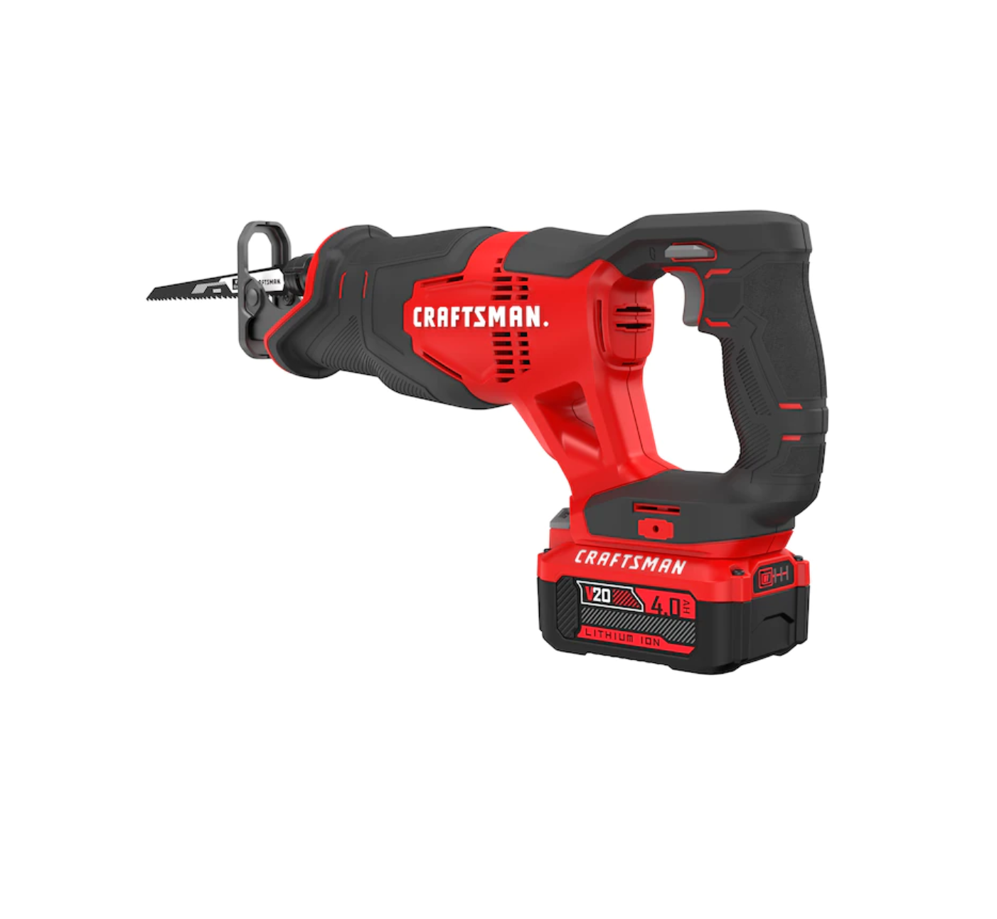 CRAFTSMAN CMCS300M1 V20 20-volt Max Variable Speed Cordless Reciprocating Saw (Charger Included and Battery Included)