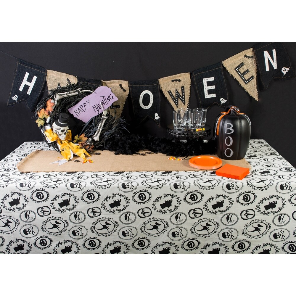 DII Haunted House Table Runner