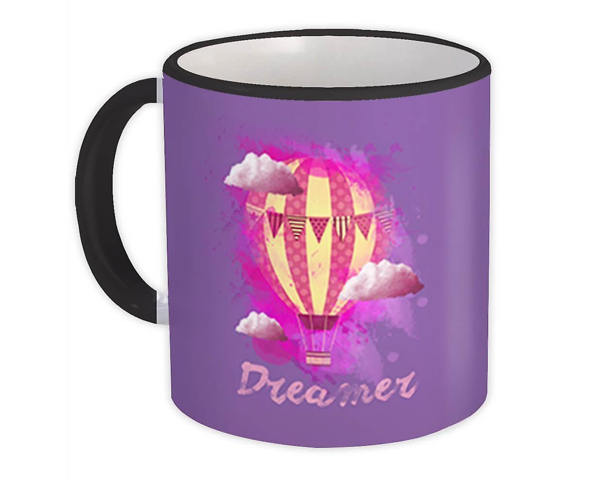 Gift Mug: For Dreamer Hot Air Balloon Romantic