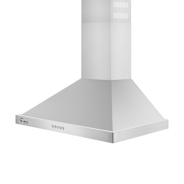 30 in. 400 CFM Wall Mount Range Hood - Ducted Exhaust Kitchen Vent - 30