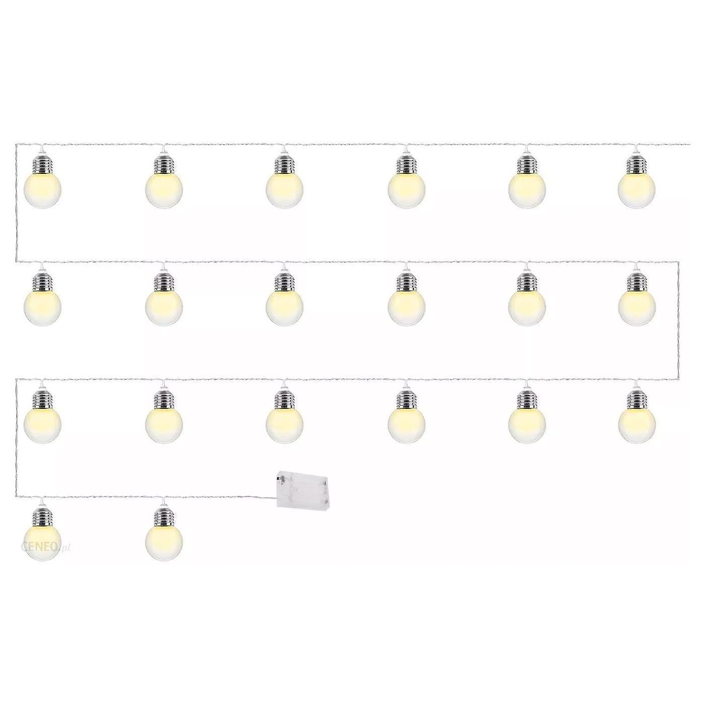 Light Strip with LED Light Bulbs - Battery Powered