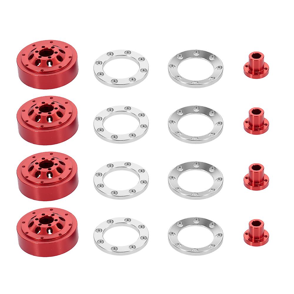 Rc Car Upgrade Metal Wheel Tire Hub For Jjr/c Q60 Q61 Q62 Q63 Q64 Q65 Wpl C14 C24 B14 B24 B16 Military Truck 4 Set Black