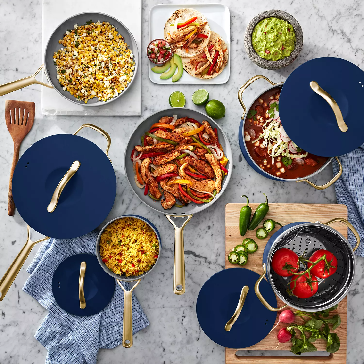 ð¥11-Piece Modern Ceramic Cookware Set