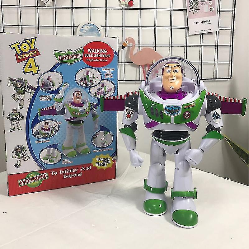 Buzz Lightyear Action Figure Interactives Talking Disney Posable Character