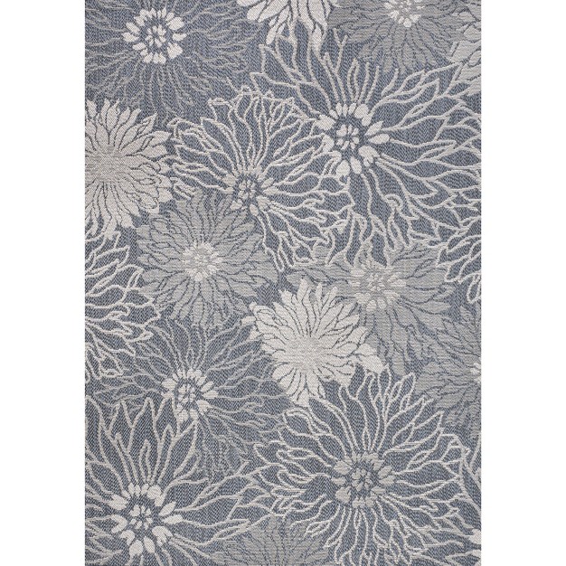 Bahamas Modern All over Floral Indoor outdoor Area Rug Jonathan Y