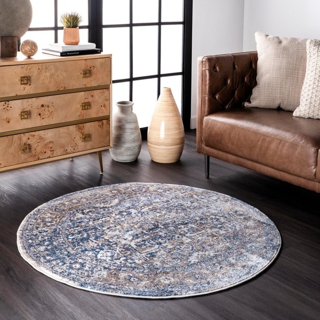 Nuloom Vintage Lilah Medallion Area Rug