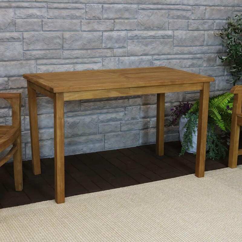 Ultimate Patio Teak Rectangle Outdoor Dining Table