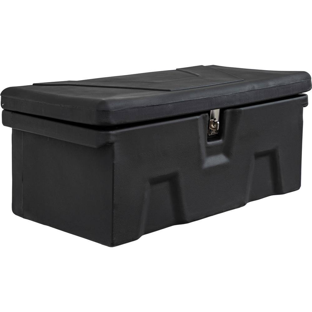 Buyers Products Company 13.5 in. x 15 in. x 32 in. Matte Black Plastic All-Purpose Truck Tool Box Chest 1712230