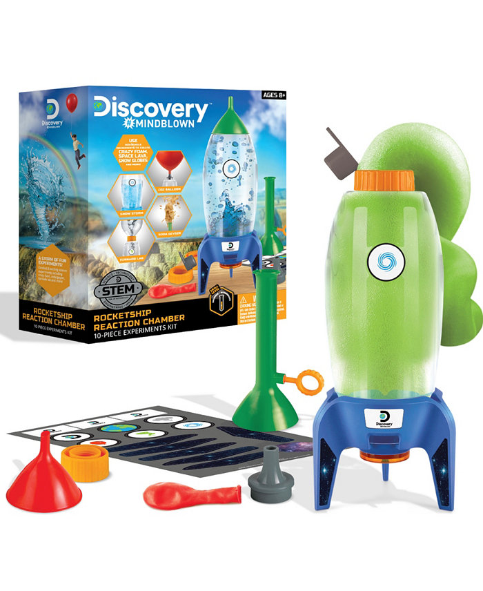 Discovery #MINDBLOWN STEM Rocket ship Reaction Chamber Experiment Laboratory Science Play Set  10 Piece