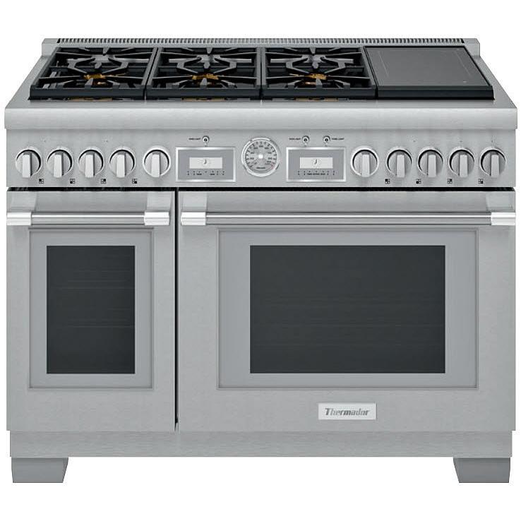 Thermador 48-inch Freestanding Dual-Fuel Range with ExtraLow® Burners PRD486WIGC