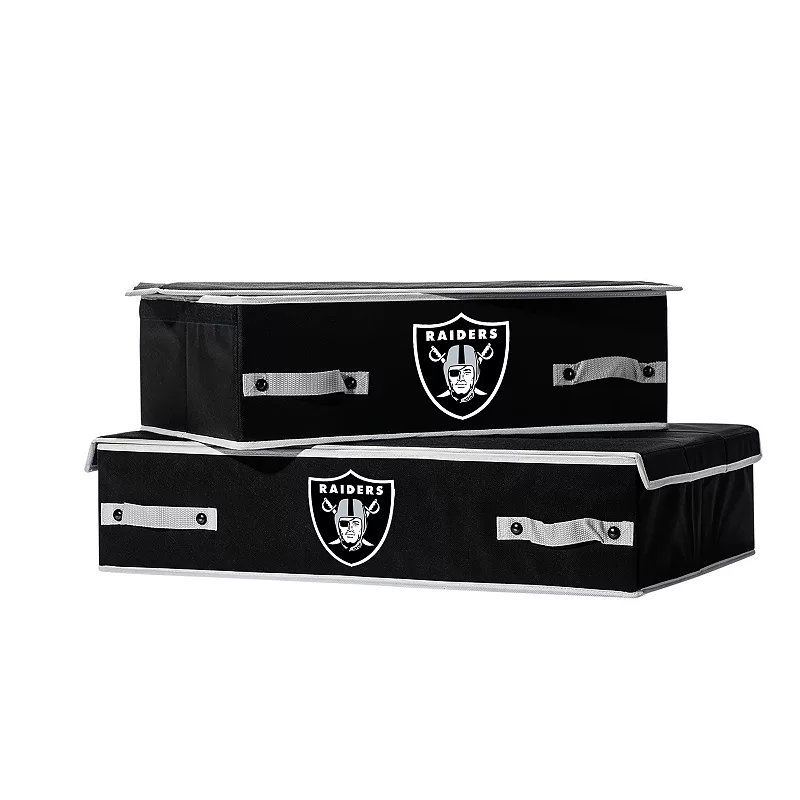 Franklin Sports Oakland Raiders Large Under-the-Bed Storage Bin